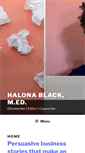 Mobile Screenshot of halonablack.com